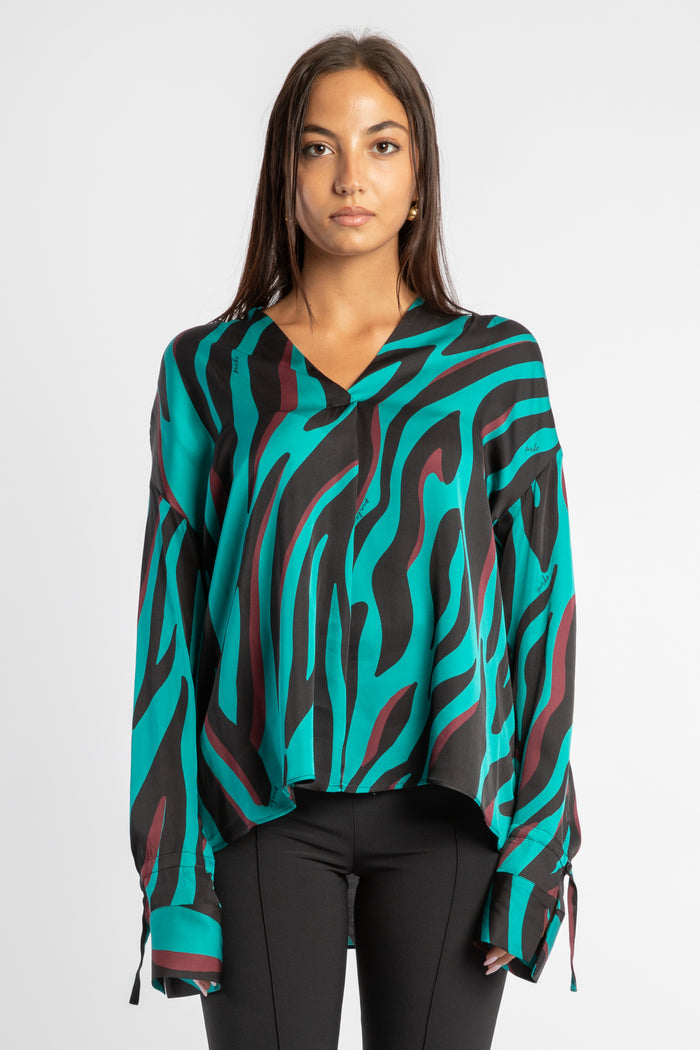 Bettina blusa stampa zebra psichedelica-1