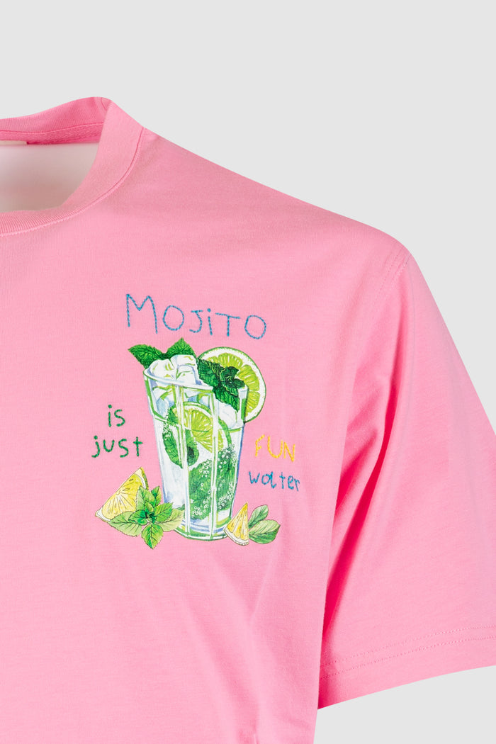 T-shirt con stampa Mojito is just fun water-2