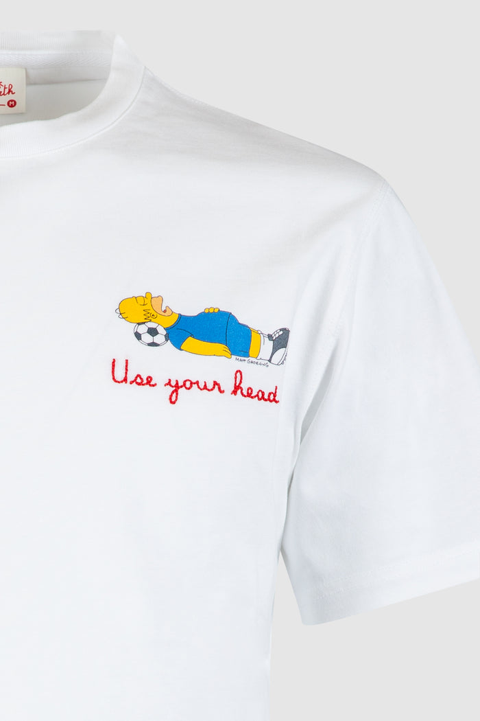 T-shirt con stampa use your head-2