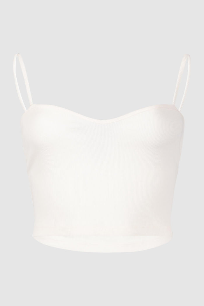 Top a Costine con Spalline Sottili