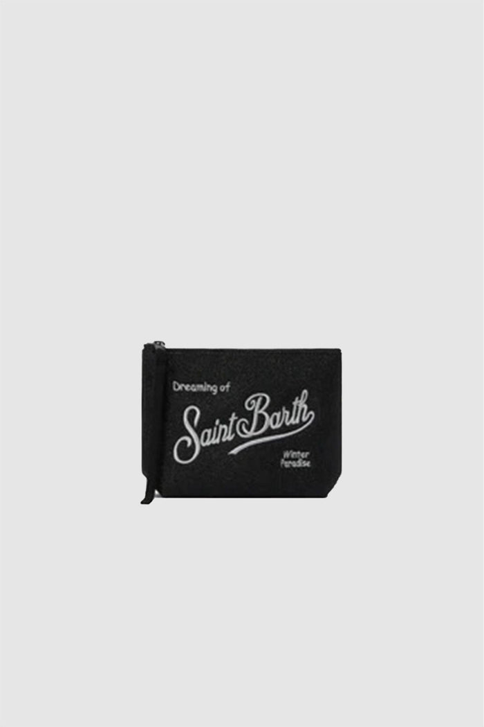 Pochette Aline Lurex nera