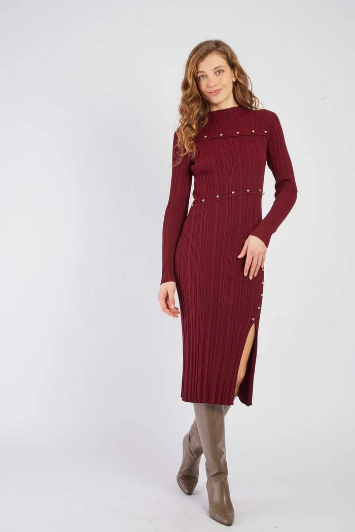 Abito in maglia di media lunghezza-1