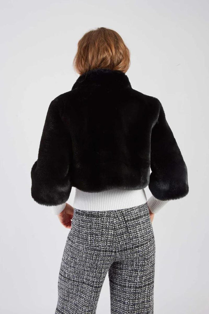 Bolero in pelliccia sintetica RETRO-4