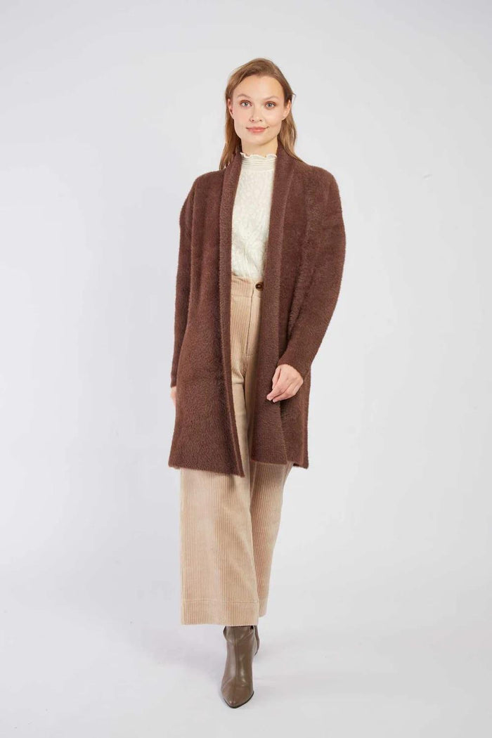 Gilet long uni BEGONIA-1