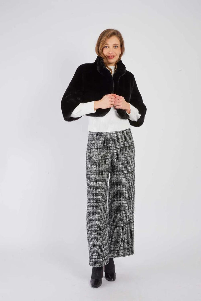 Bolero in pelliccia sintetica RETRO-3