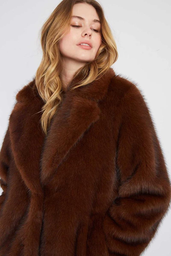 Cappotto in pelliccia sintetica ROBIN-3