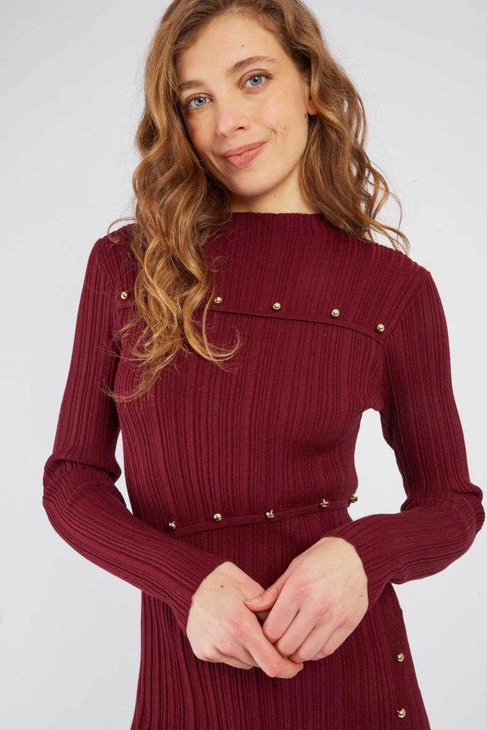 Abito in maglia di media lunghezza-3