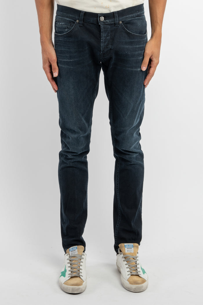 Jeans skinny George in denim stretch blu scuro