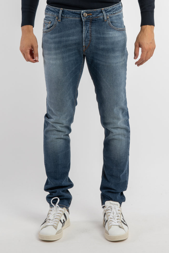 Orvieto jeans in denim stretch<BR/>