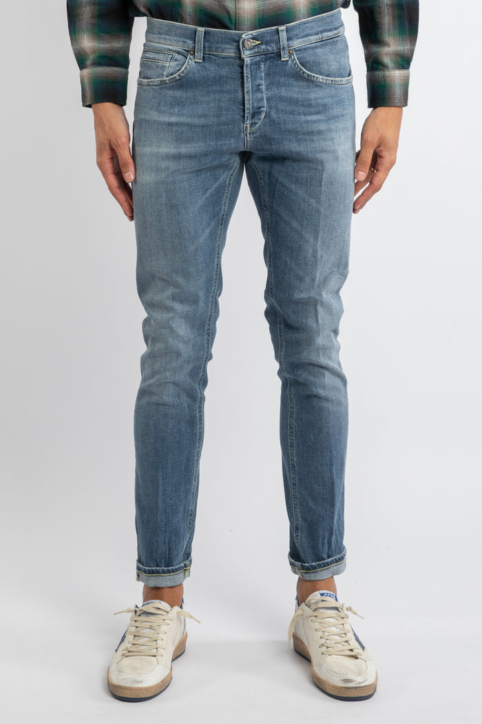 Jeans George skinny in denim stretch blu