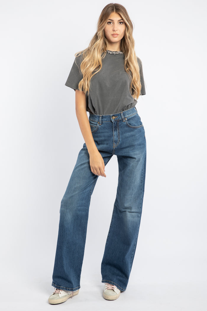 Wanda Jeans Wide Leg in Denim Comfort-5