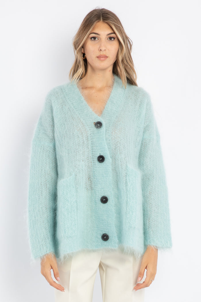 Cardigan over in misto mohair-3