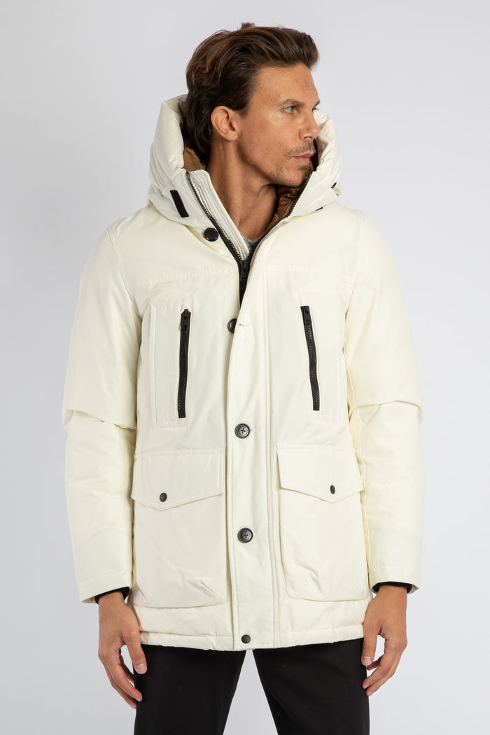 Arctic Parka Evolution in Ramar Cloth Arctic White-2