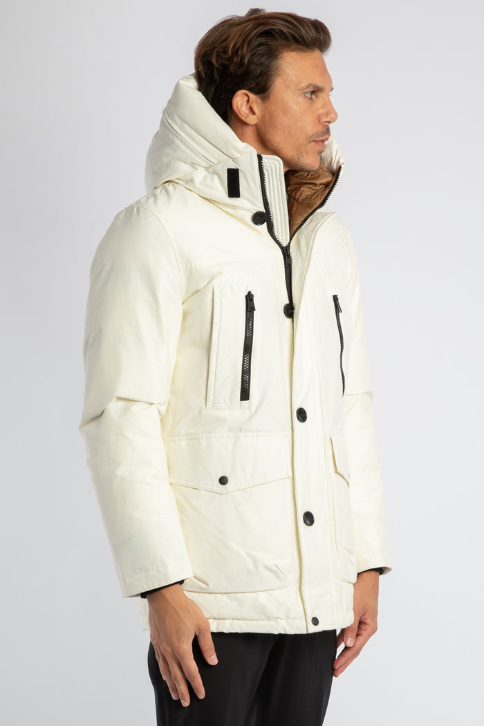 Arctic Parka Evolution in Ramar Cloth Arctic White-4