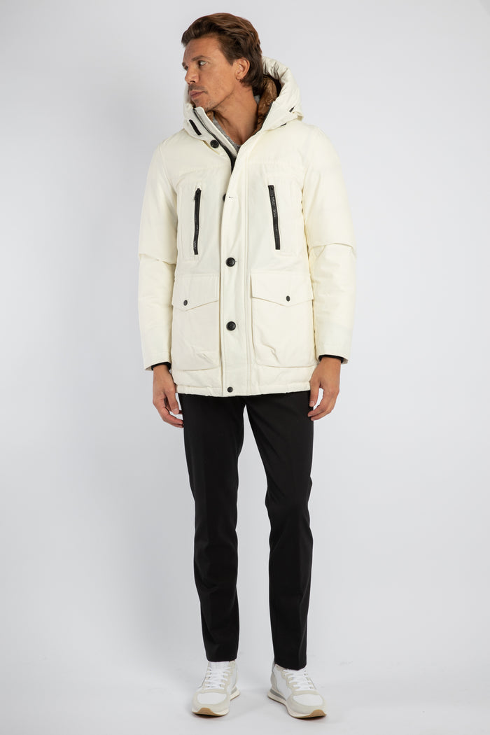 Arctic Parka Evolution in Ramar Cloth Arctic White-1