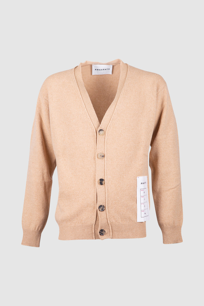 Cardigan scollo a V con bottoni