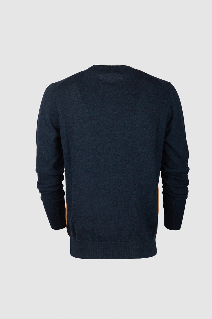 Maglione girocollo a rombi-2