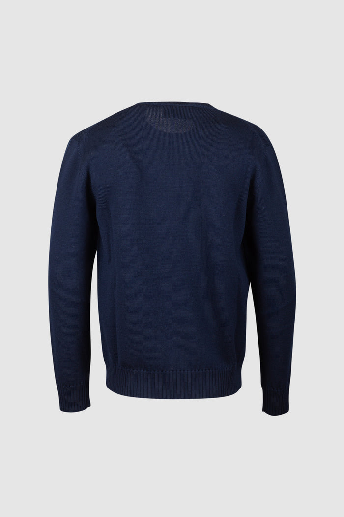 R neck pullover-2