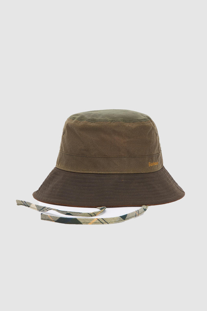 Cappello da pescatore Brackley in tessuto cerato-1