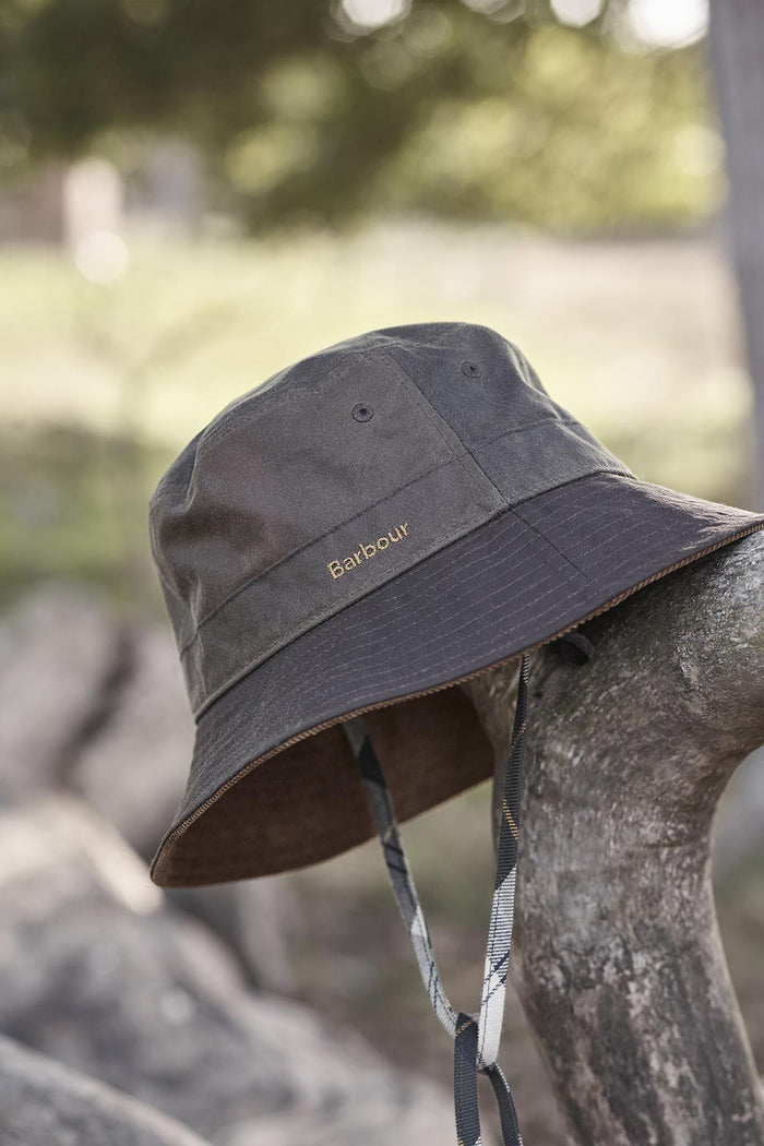 Cappello da pescatore Brackley in tessuto cerato-3