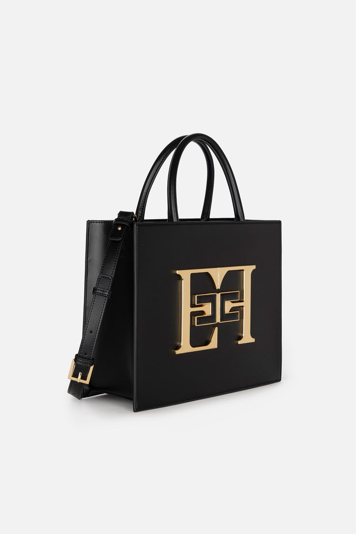 Borsa a mano media con logo-2