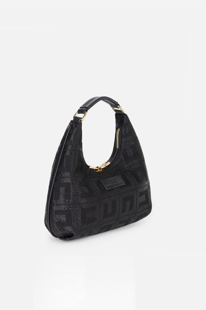 Borsa hobo in tessuto jacquard-2