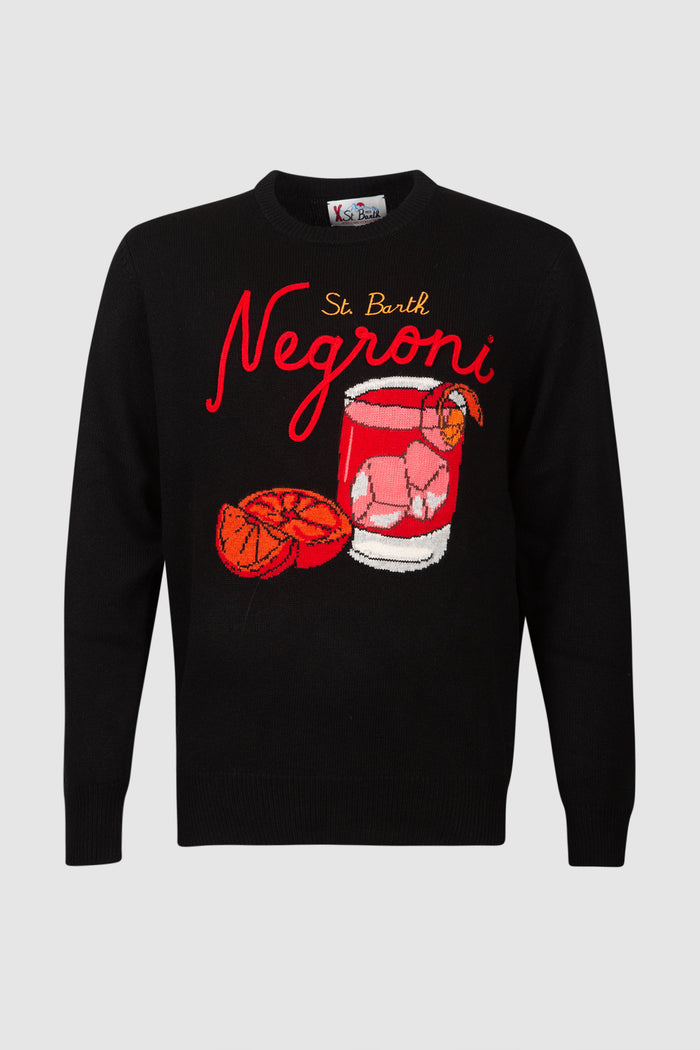 Maglia da uomo con stampa negroni