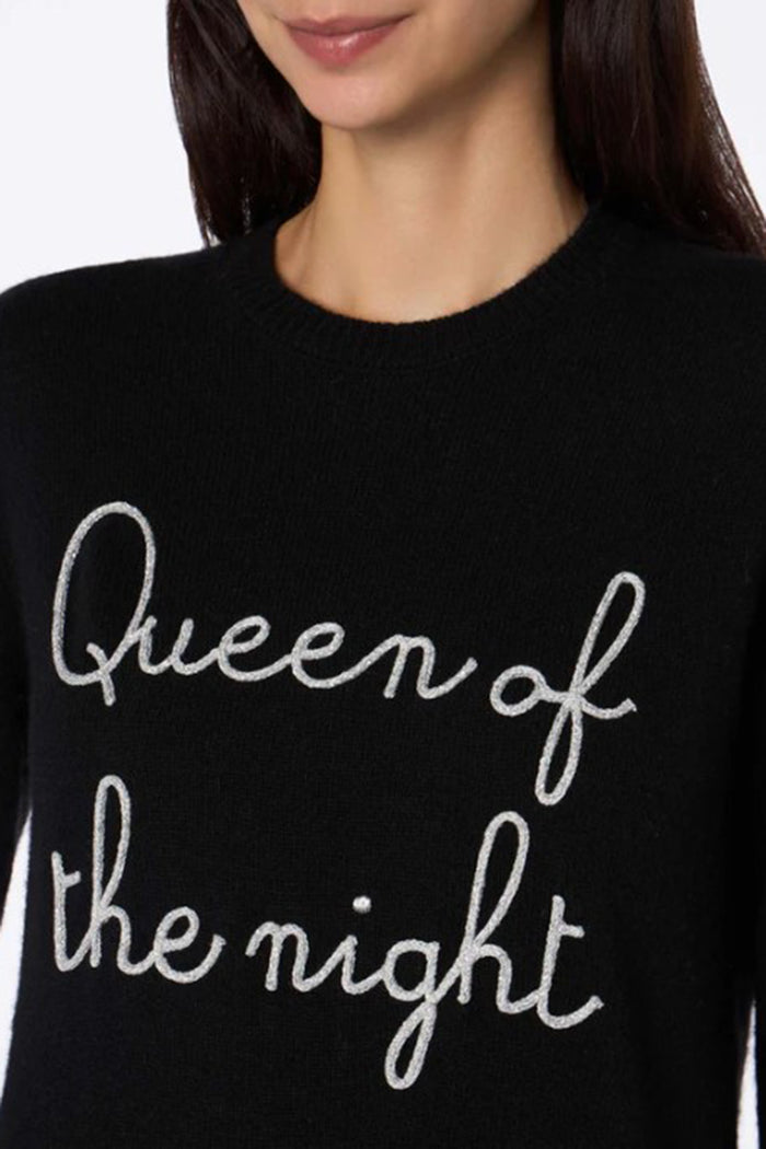 Maglione da donna con ricamo Queen of the night-2