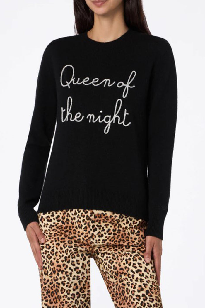 Maglione da donna con ricamo Queen of the night-3