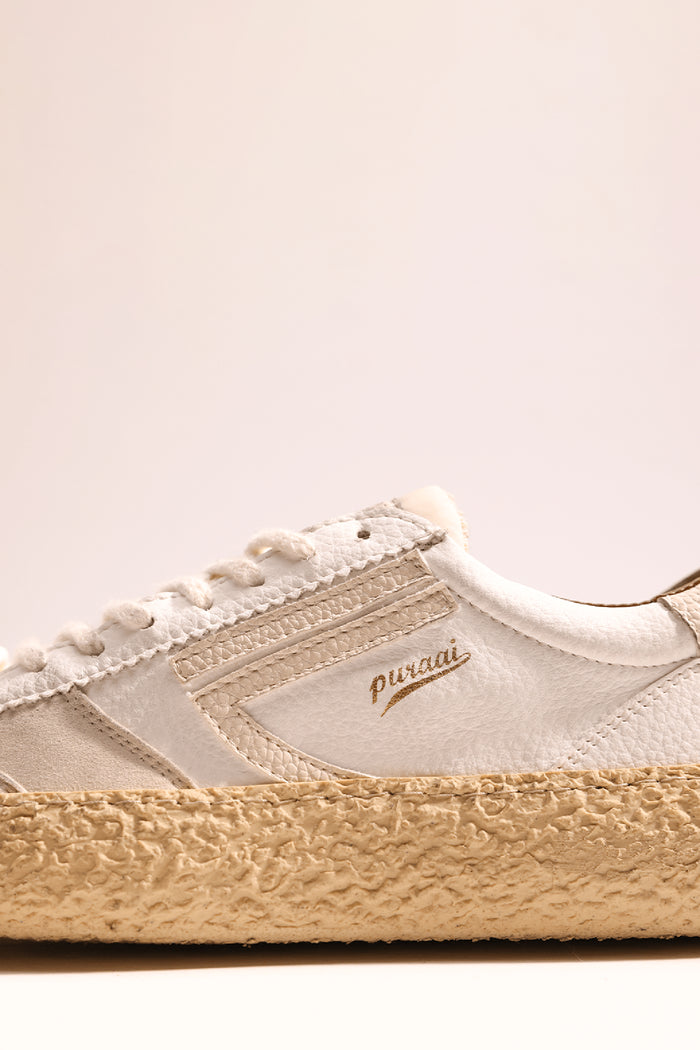 Sneakers Vintage Distressed Cream-3