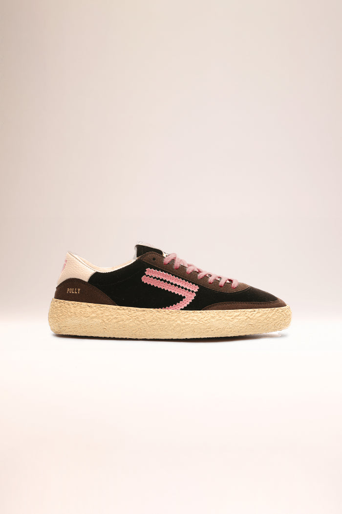 Sneakers Polly Velvet Occhio di Tigre