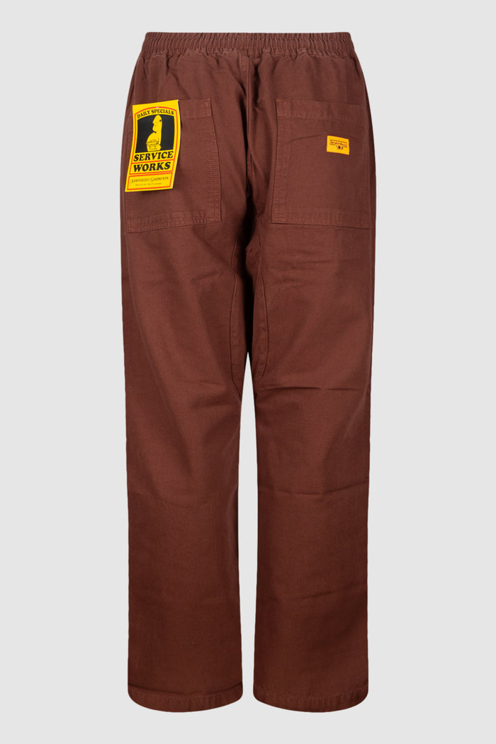 Classic Chef Pants Brown-2