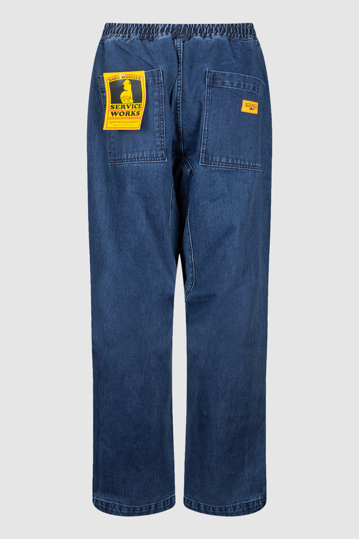 Classic Chef Pants Indigo Denim-2