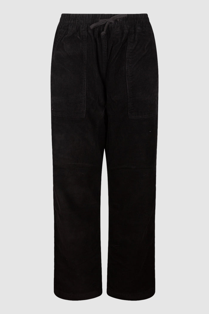 Corduroy Chef Pants Black-1