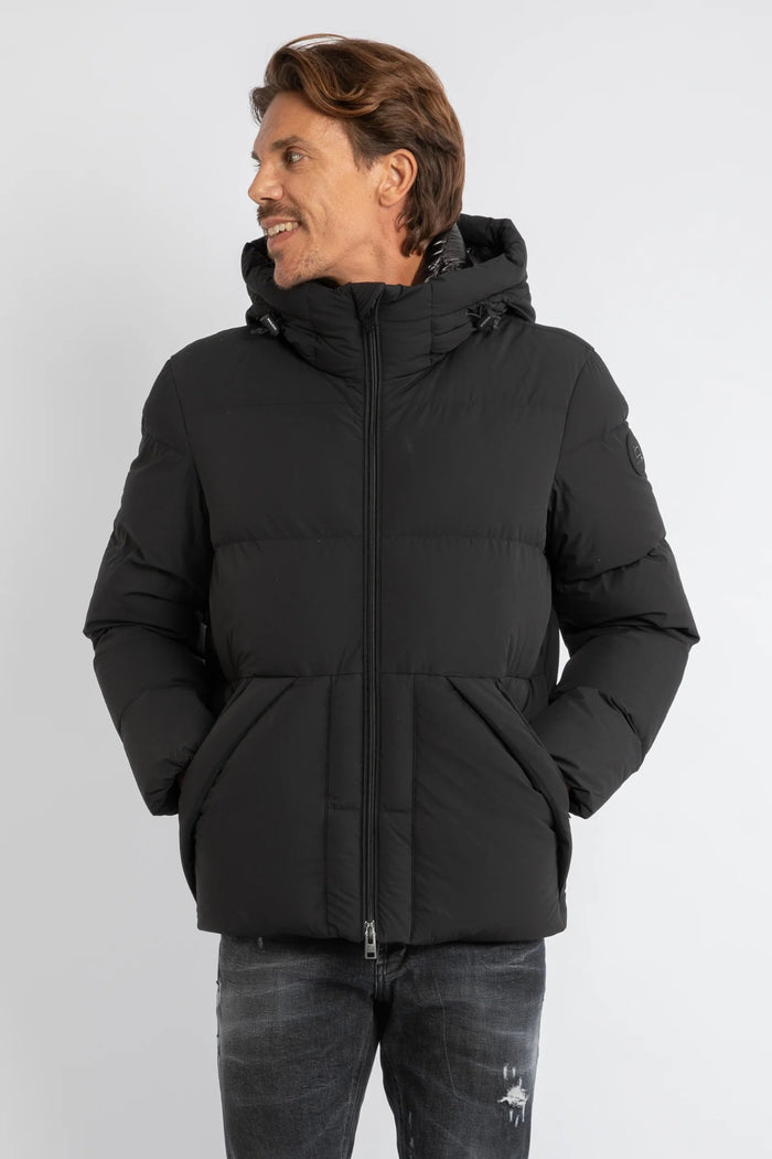 Piumino Sierra Supreme in nylon elasticizzato Black-3