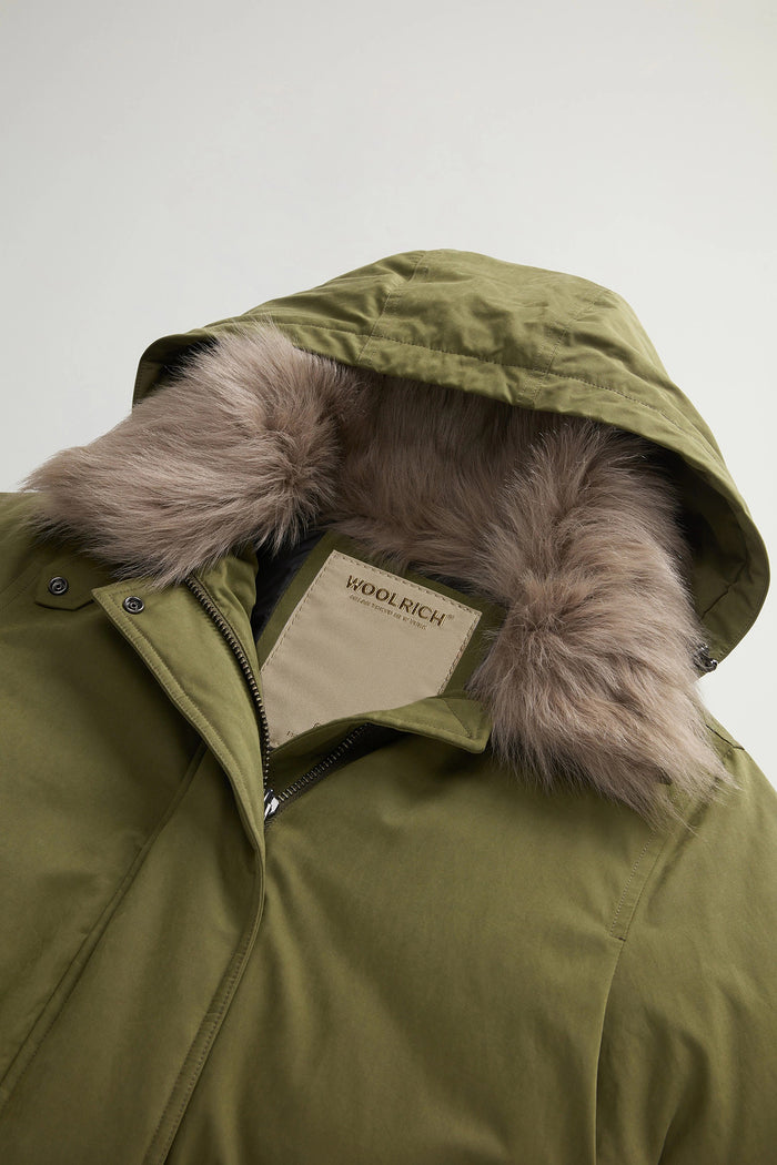 Arctic Parka lungo in Mountain Cloth con cappuccio e pelliccia removibili-6