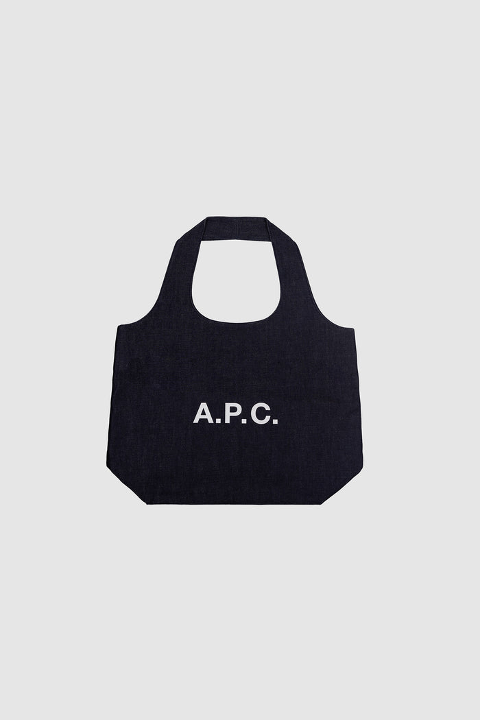 Shopper Grace in Denim con Logo