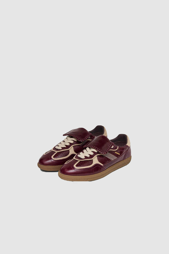Tb.490 Club Patent Sneakers in Pelle Bordeaux Scuro<BR/>-2