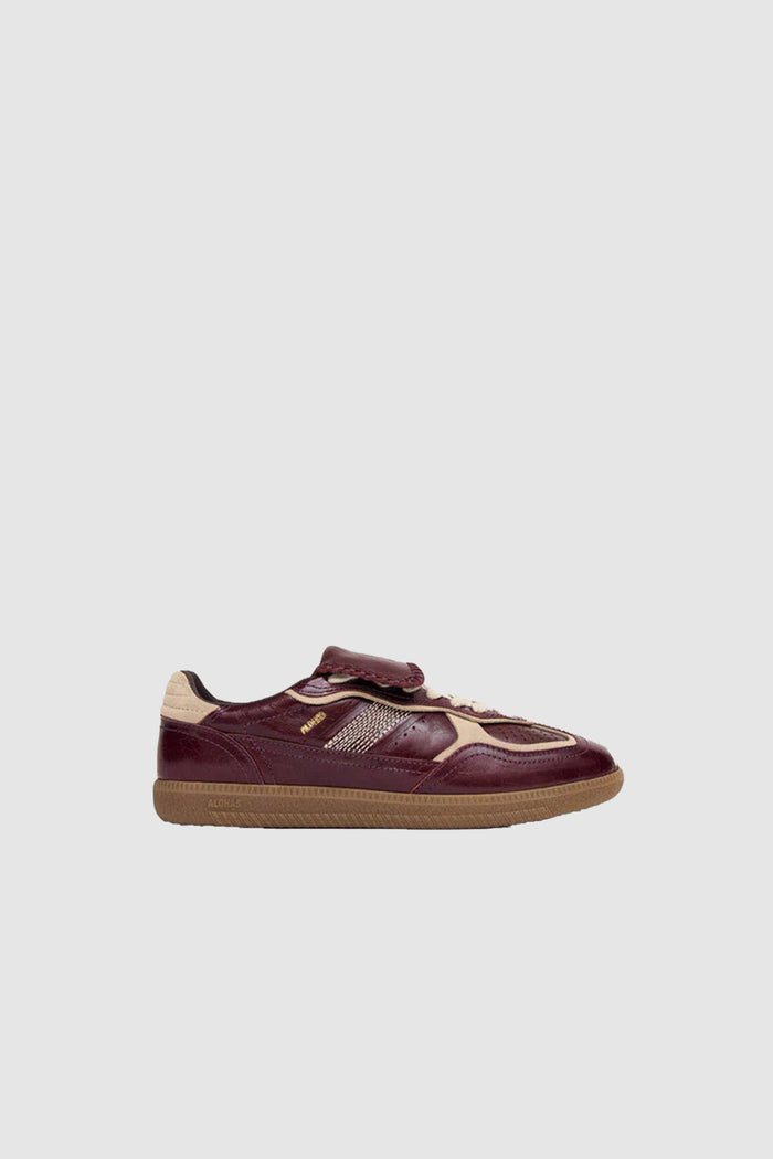 Tb.490 Club Patent Sneakers in Pelle Bordeaux Scuro<BR/>