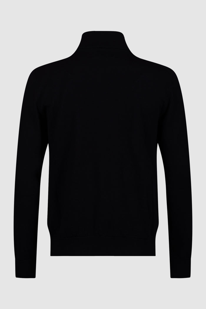UOMO CARDIGAN CON ZIP IN 100% LANA-2