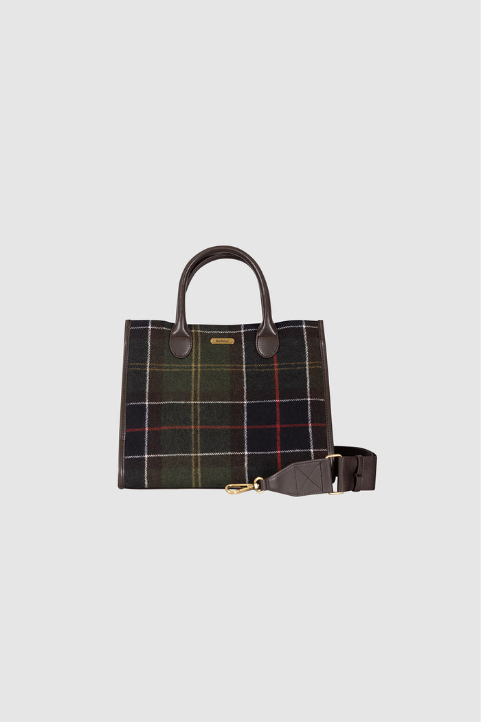 Borsa tote Barrhill in tartan-2