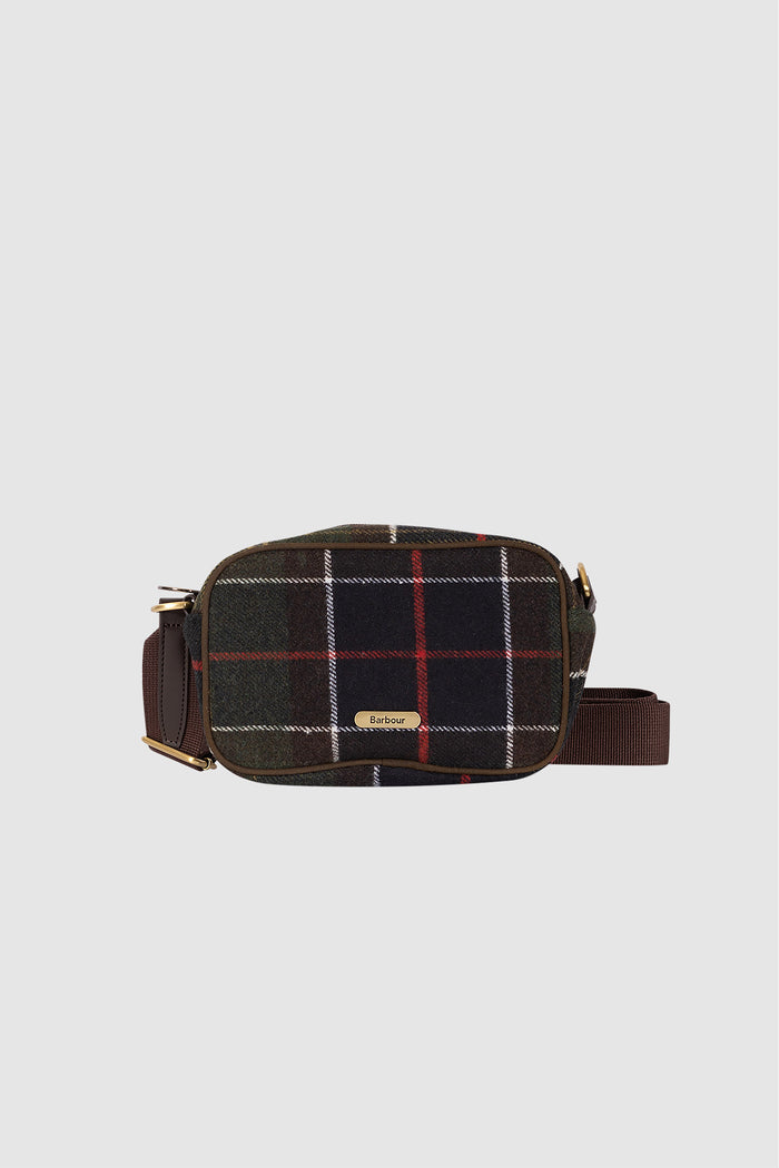 Mini borsa a tracolla Contine in tartan