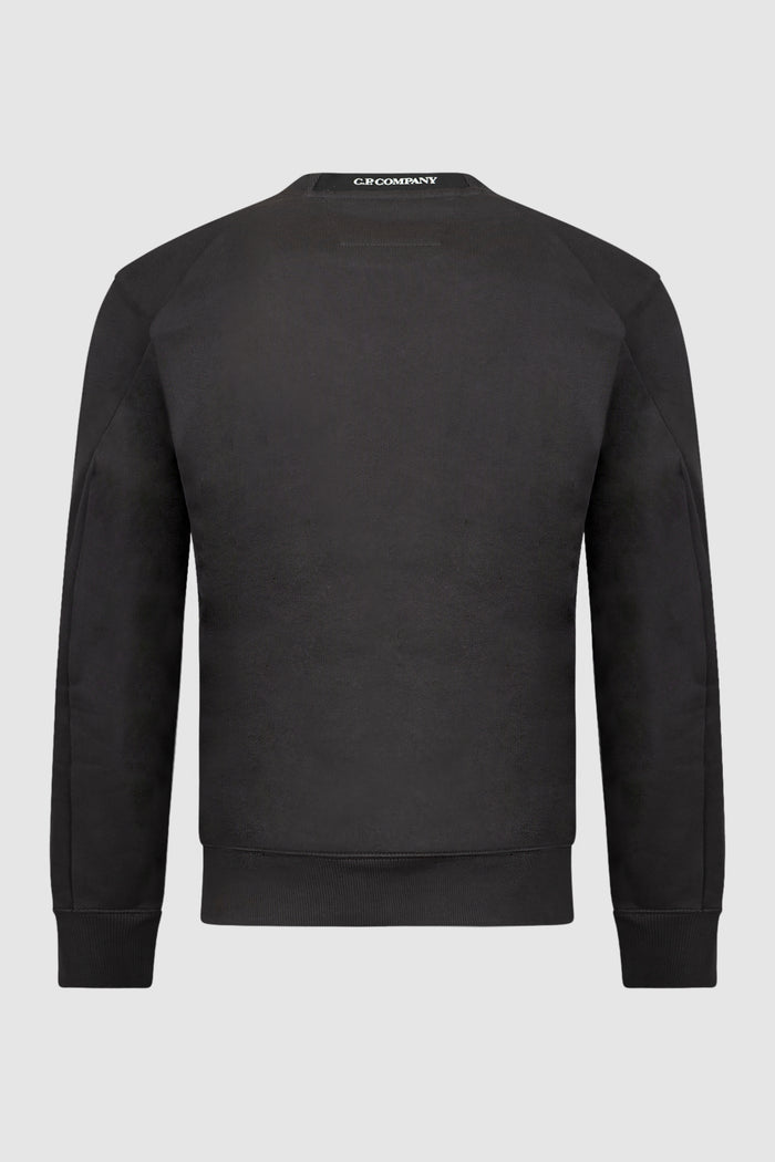 Diagonal Raised Fleece Lens Crewneck Sweatshirt-2