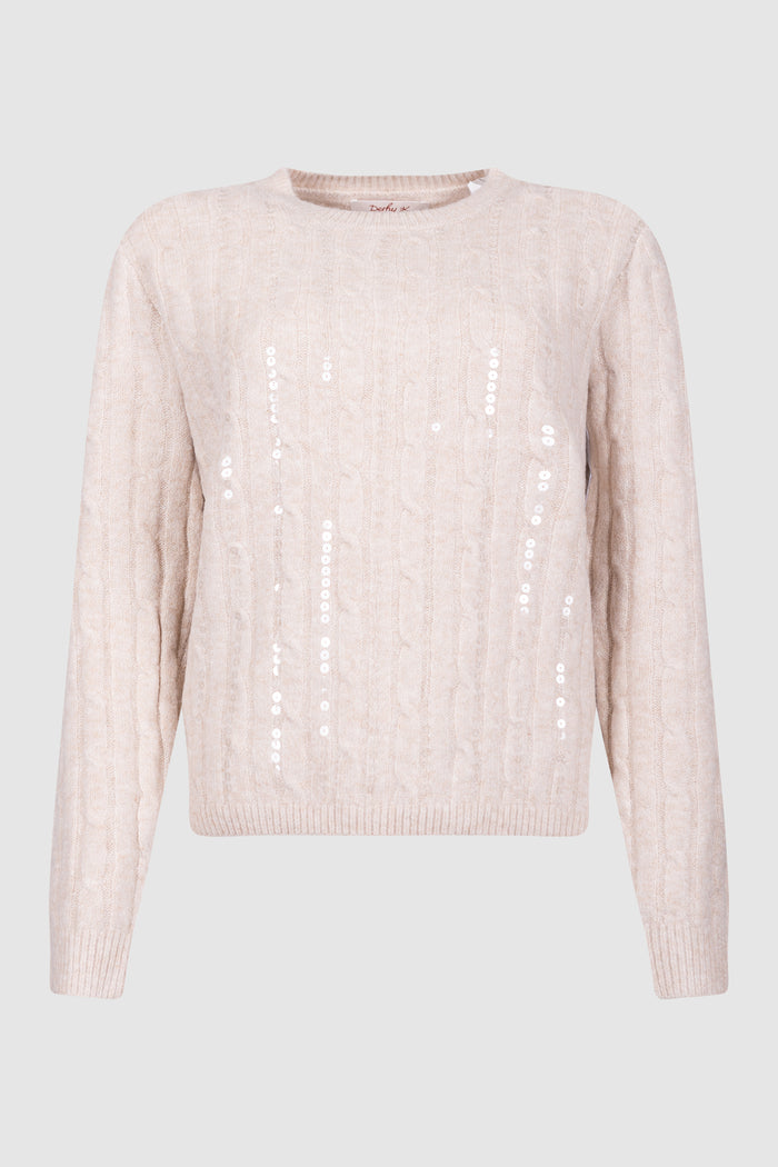 Maglione in maglia con paillettes NAIROBI-1