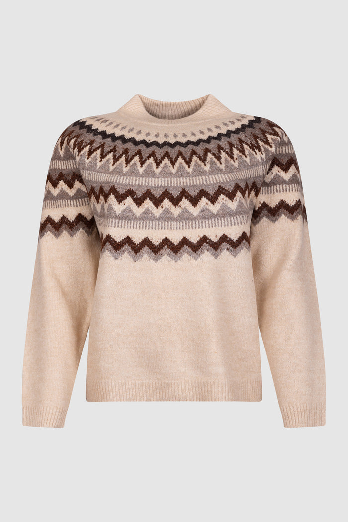 Maglione in maglia jacquard NAKADY-1