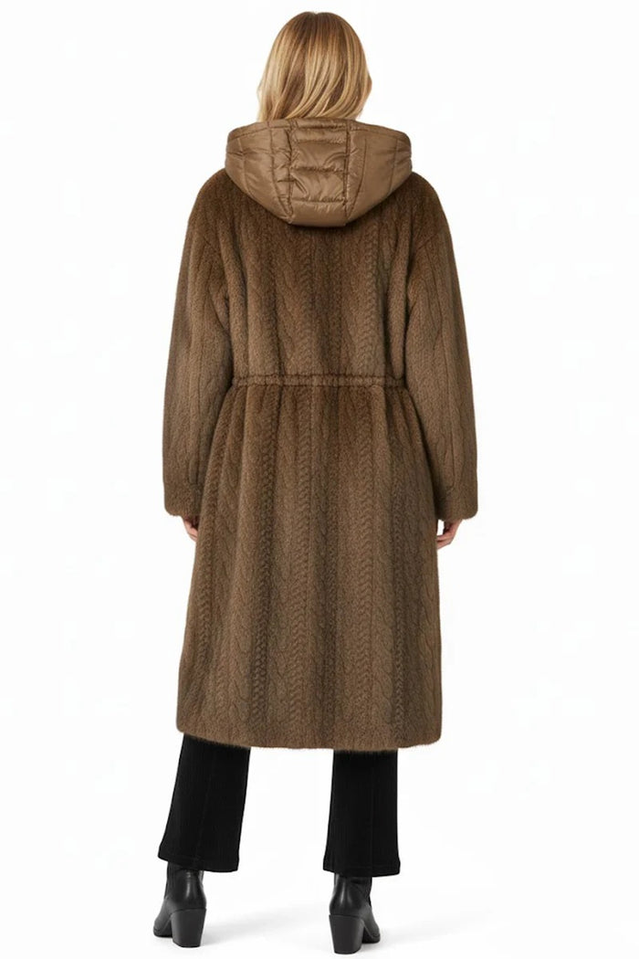 Cappotto lungo in ecopelliccia GIVERDALE-3