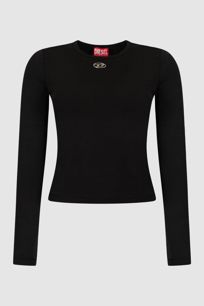 Maglia in cotone con logo Oval D