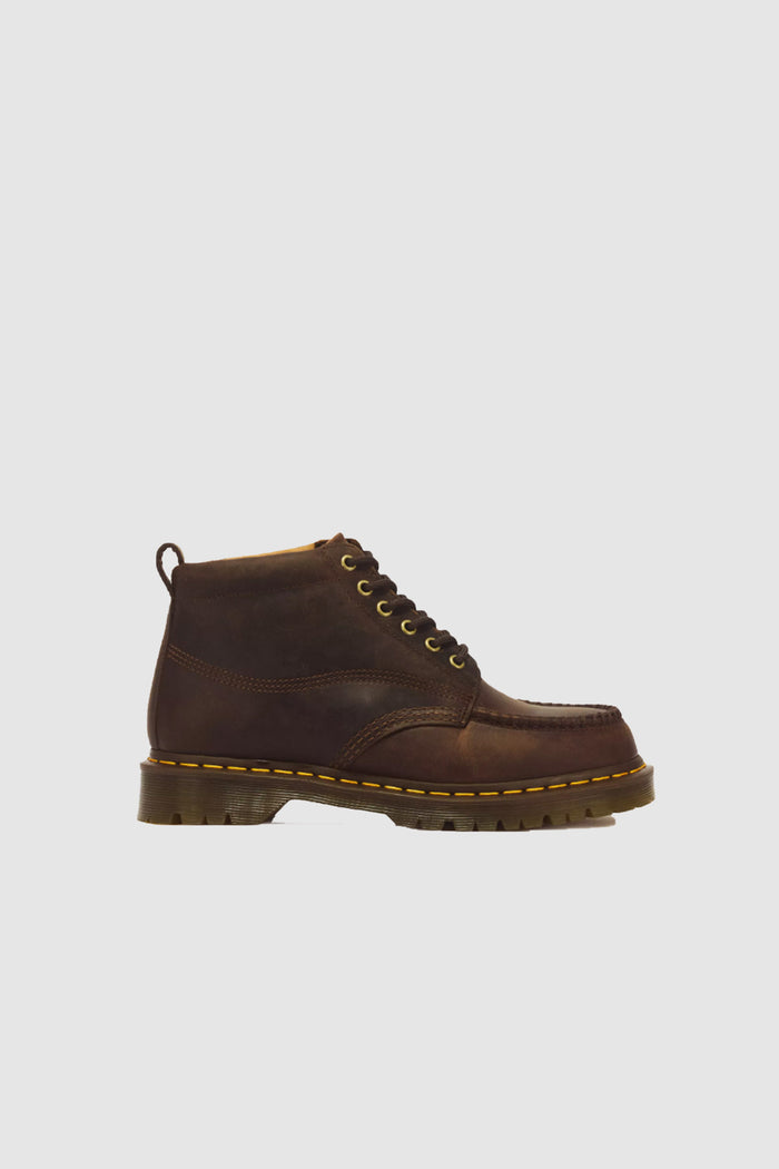 Stivali Lowell<BR/>Chikka Moc Toe in pelle Crazy Horse a 6 occhielli-1