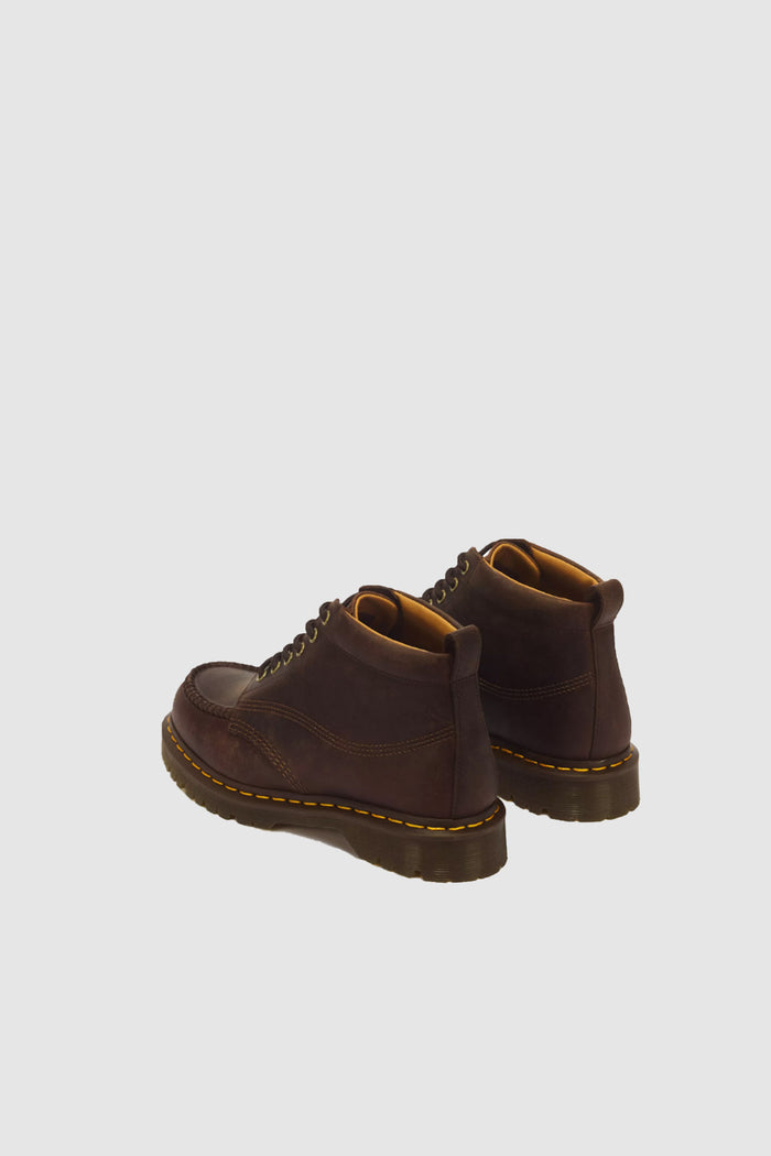 Stivali Lowell<BR/>Chikka Moc Toe in pelle Crazy Horse a 6 occhielli-4