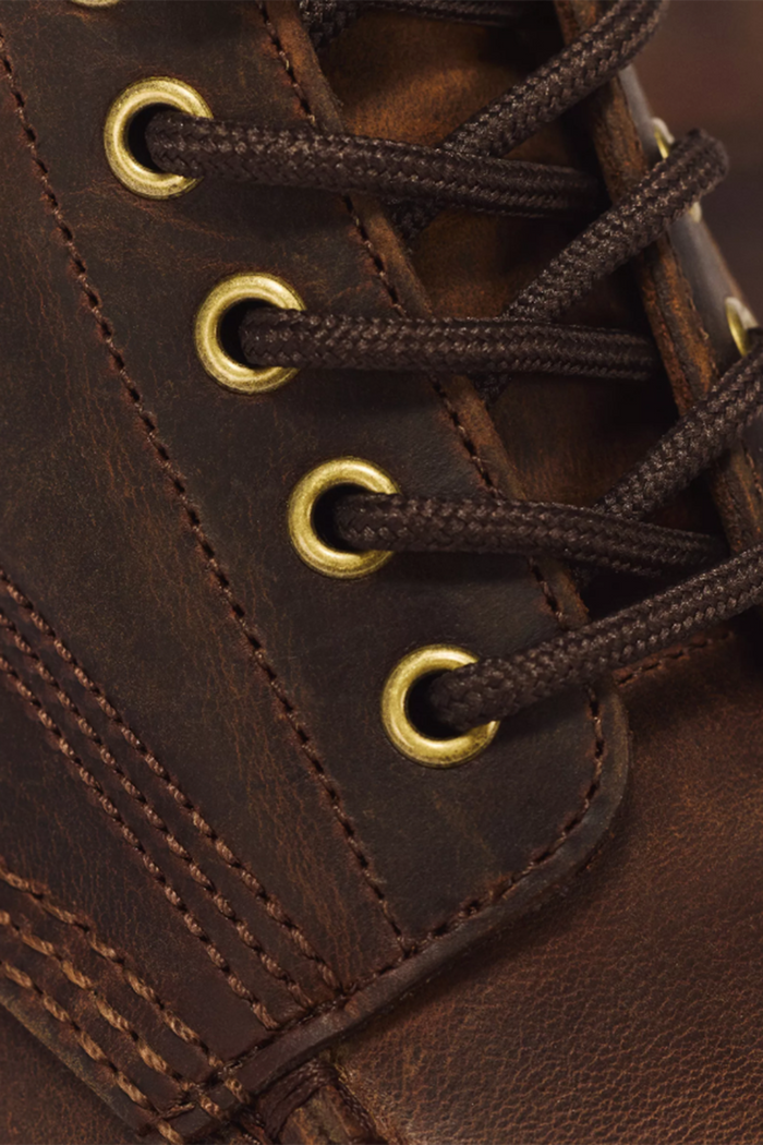 Stivali Lowell<BR/>Chikka Moc Toe in pelle Crazy Horse a 6 occhielli-6